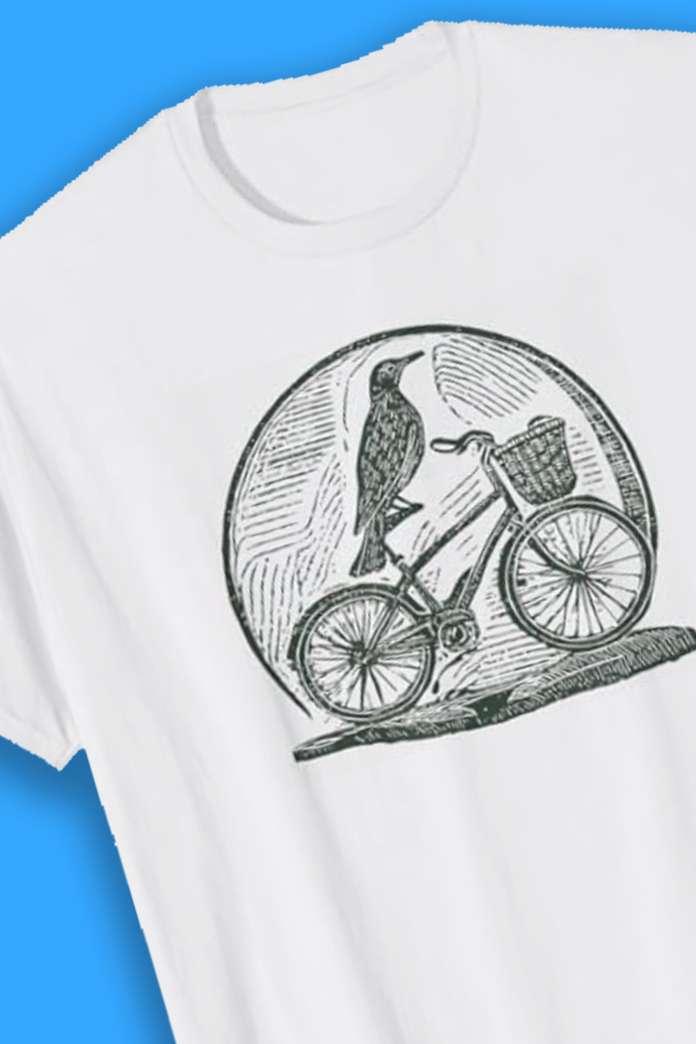 Bird on a Bicycle T-shirts, PopSocket and More!